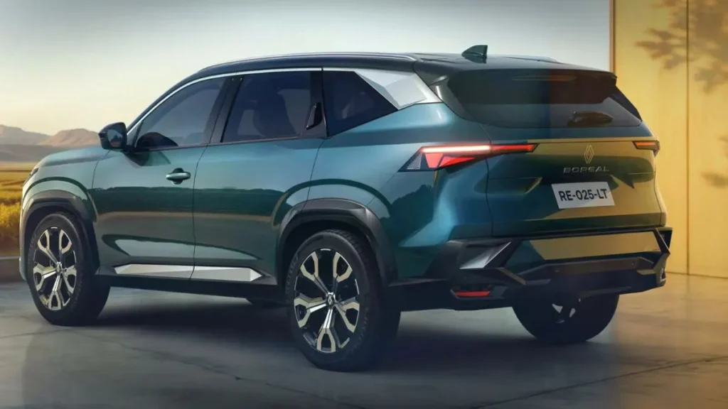 Renault Boreal 2026: um SUV de alta tecnologia, sofisticação e muito luxo 2 A traseira do Renault Boreal 2026